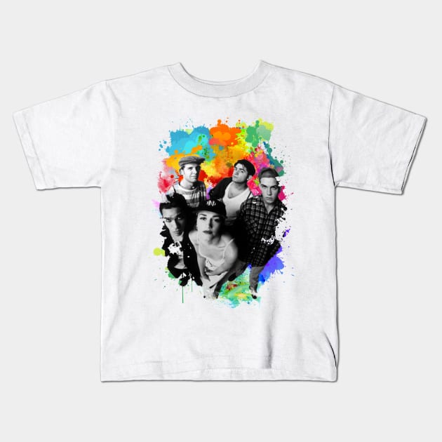 Splash Water Color// No Doubt Kids T-Shirt by sgregory project